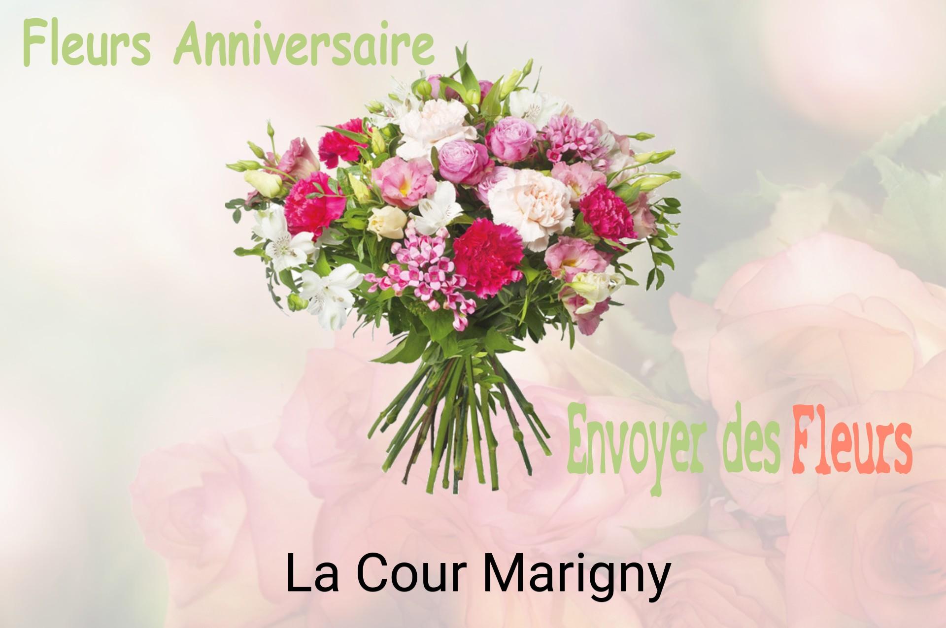 Bouquet de fleurs d’anniversaire livré à La Cour-Marigny